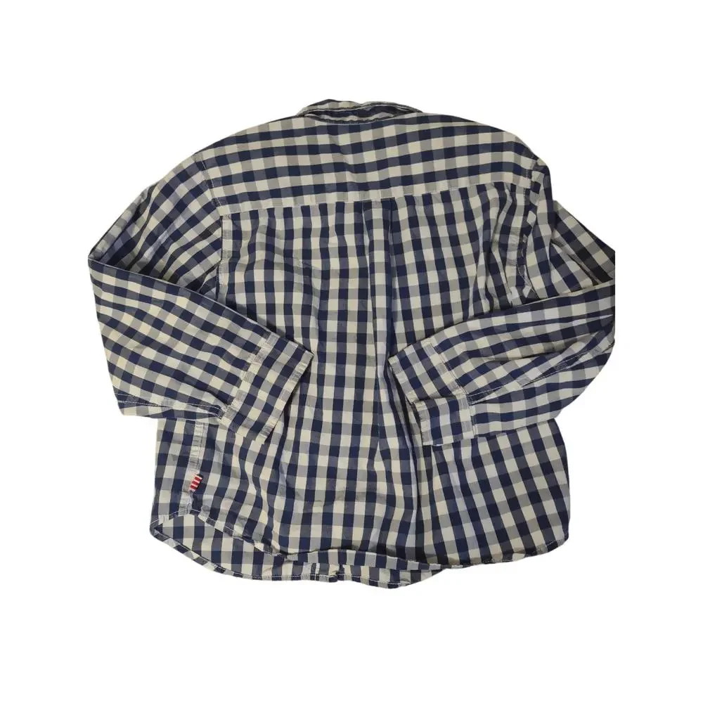 Boy's Polo‎ Jeans Co. Ralph Lauren Plaid Button Down Shirt Small Classic Casual